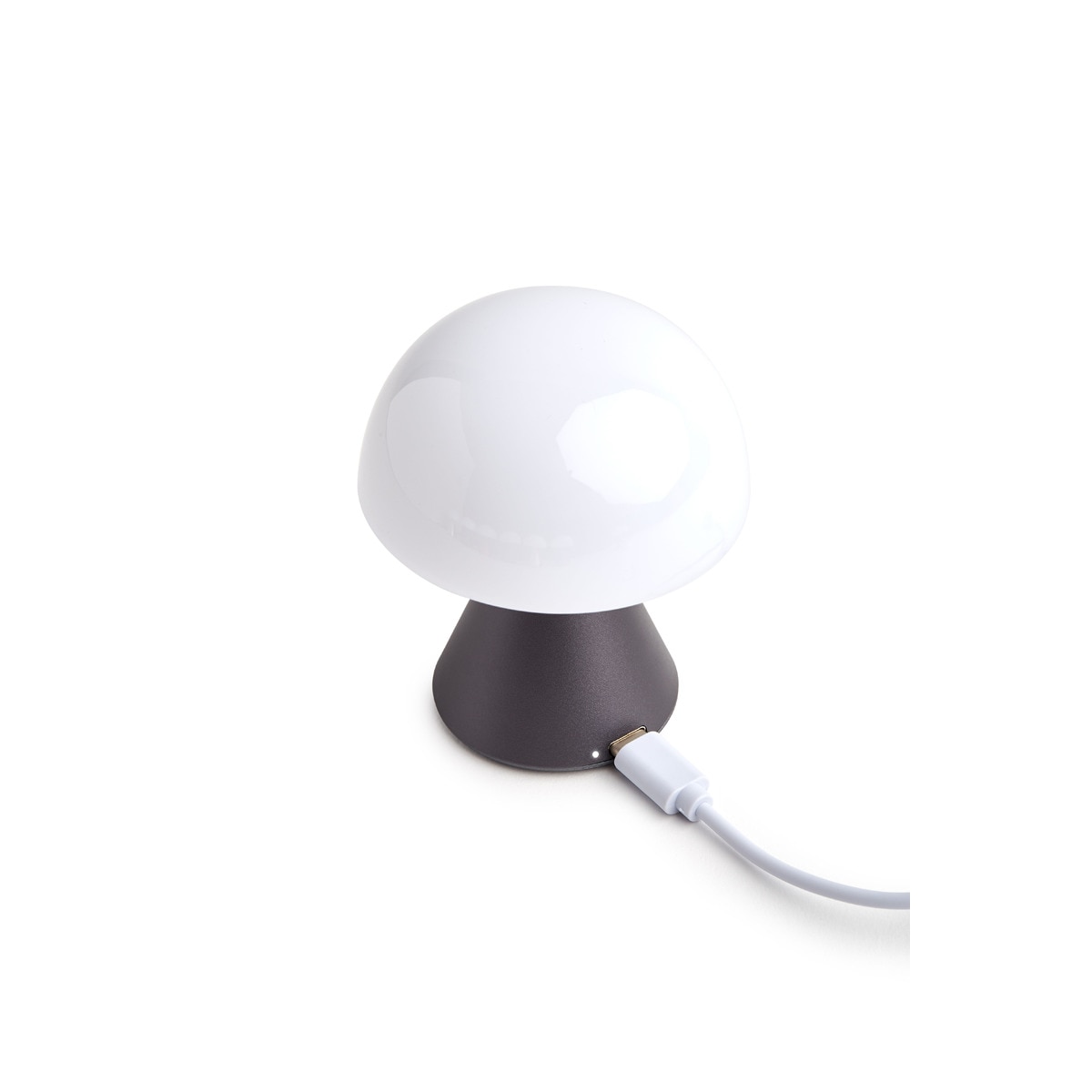 Mini candeeiro Led cinzento e branco 3