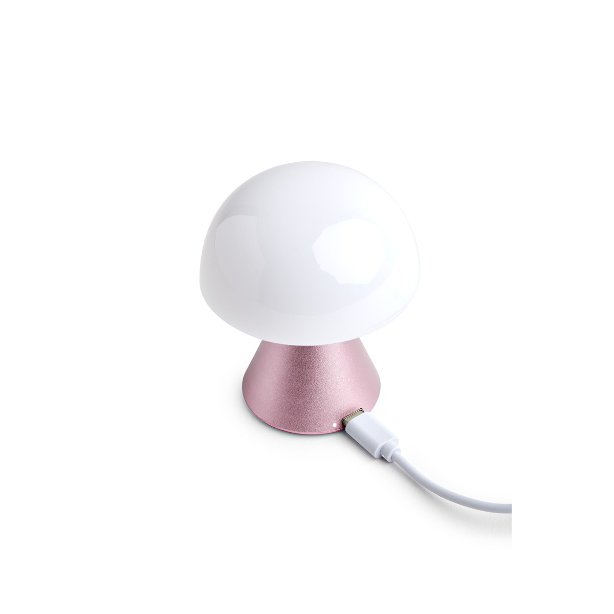 Mini Lámpara Led Lexon Rosa y Blanco Rosa-3