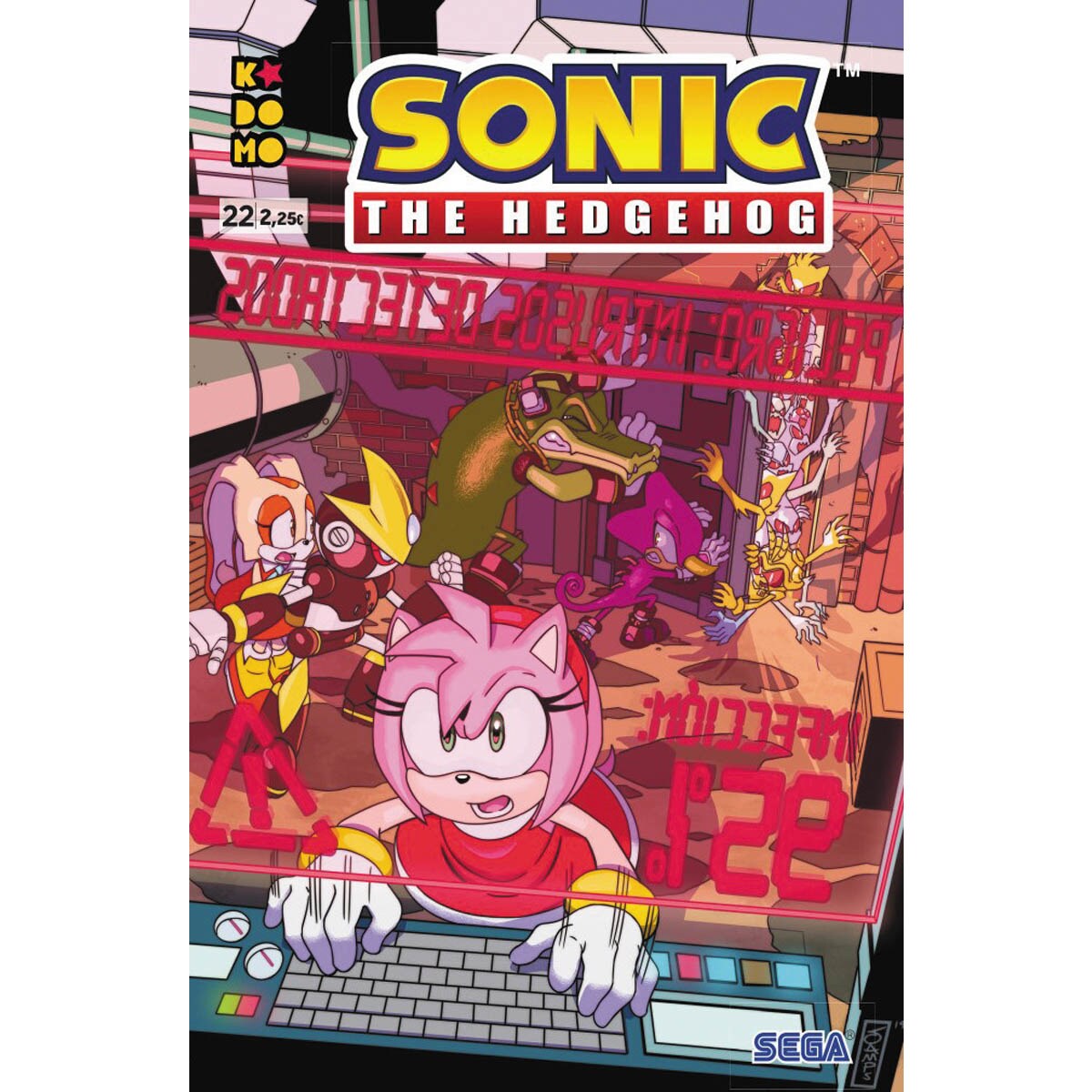 Sonic: The Hedhegog núm. 22 (Capa mole) 1