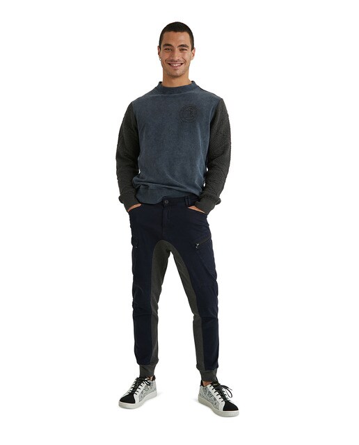 Comprar Pantalón cargo de hombre relaxed azul · Desigual · El Corte Inglés