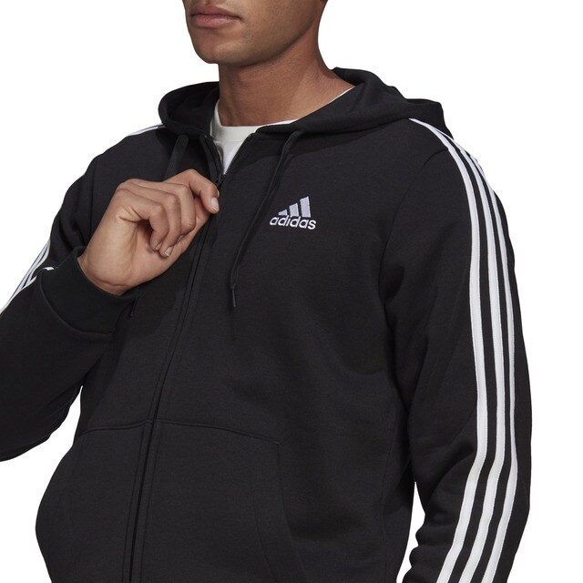 Chaqueta de hombre Essentials Fleece 3 bandas adidas · El Corte Inglés