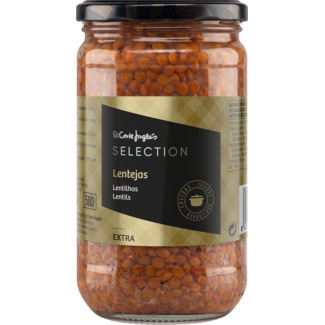 Lentilhas Cozidas ao Natural frasco 400 g - El Corte Inglés Selection