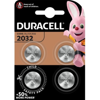 Pilhas DL/CR 2032 +50% More Power embalagem 4 unidades - Duracell