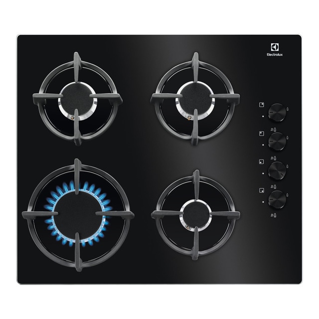 Placa de gas Electrolux KGG6407K con 4 quemadores · El Corte Inglés