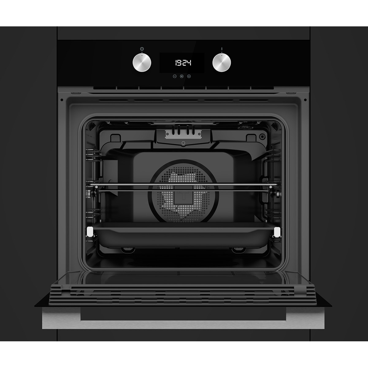 Forno Multifunções Teka HLB 8400 BK Edição Urban Colors, SurroundTemp, Hydroclean®PRO e de 70 Litros - Preto Preto-8