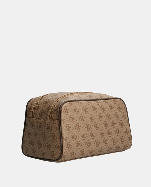 Neceser de hombre Guess en tono camel estampado con cremallera · Guess · El  Corte Inglés
