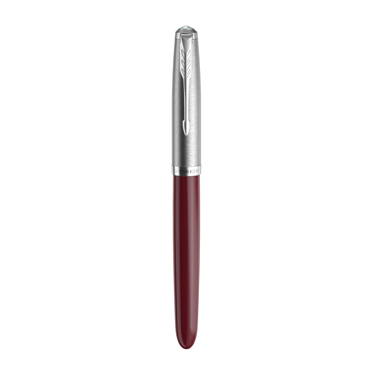 Pluma Parker 51 Borgoña Acero CT Borgoña-1