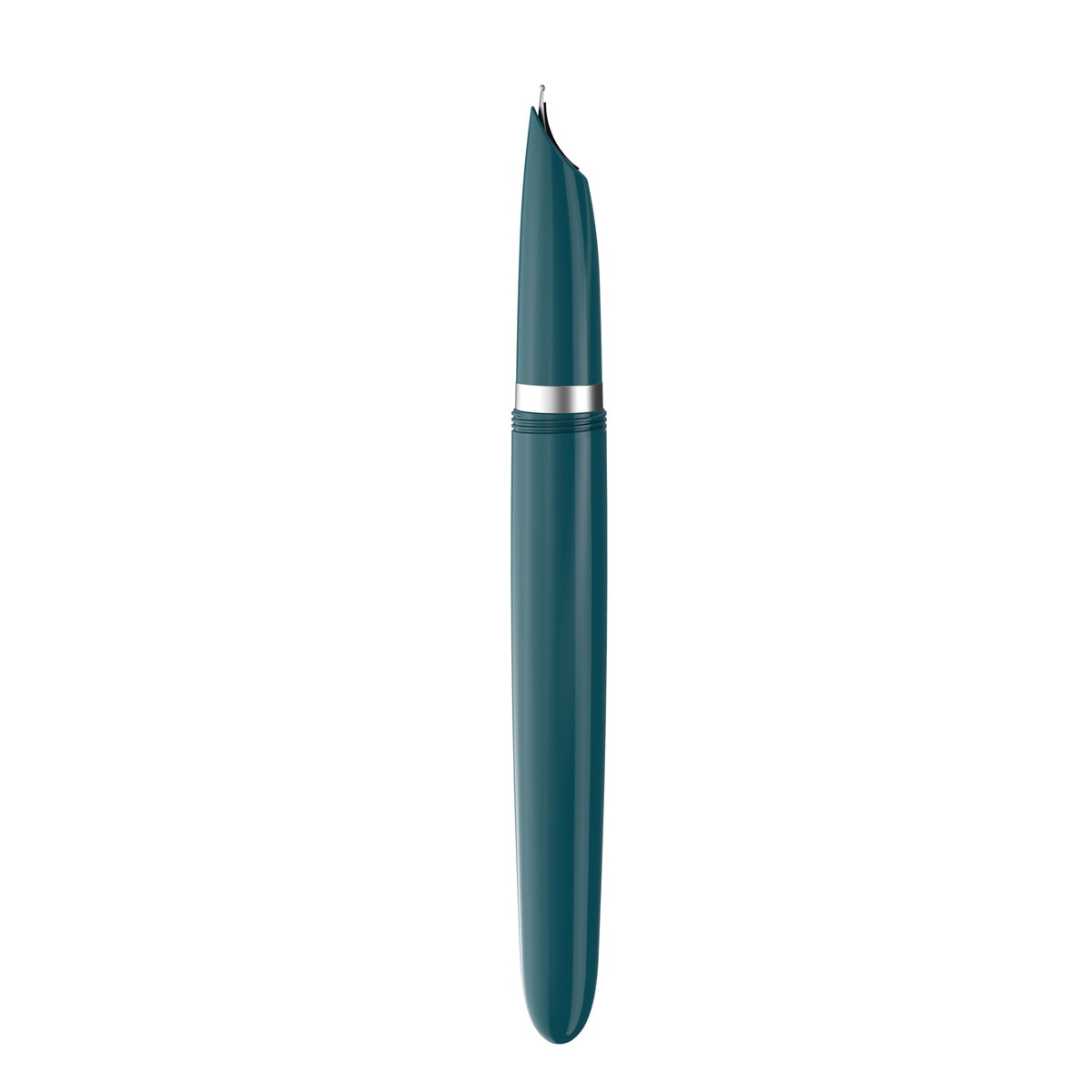 Caneta de aparo 51 turquesa e aço CT Turquesa-6