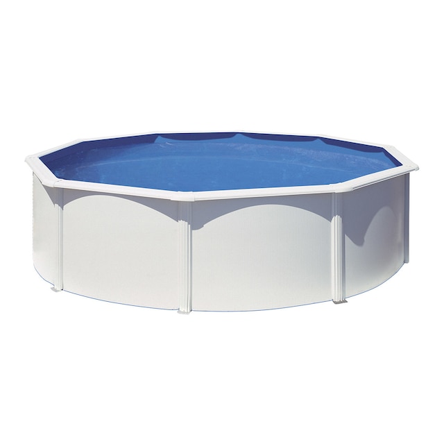 Imagen 0 de Piscina Acero Redonda Lacada Blanco Ø460 x 120 cm