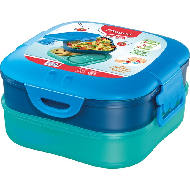 Imagen 0 de Tupper de Alimentos 3 en 1 con 2 Compatimentos Maped
