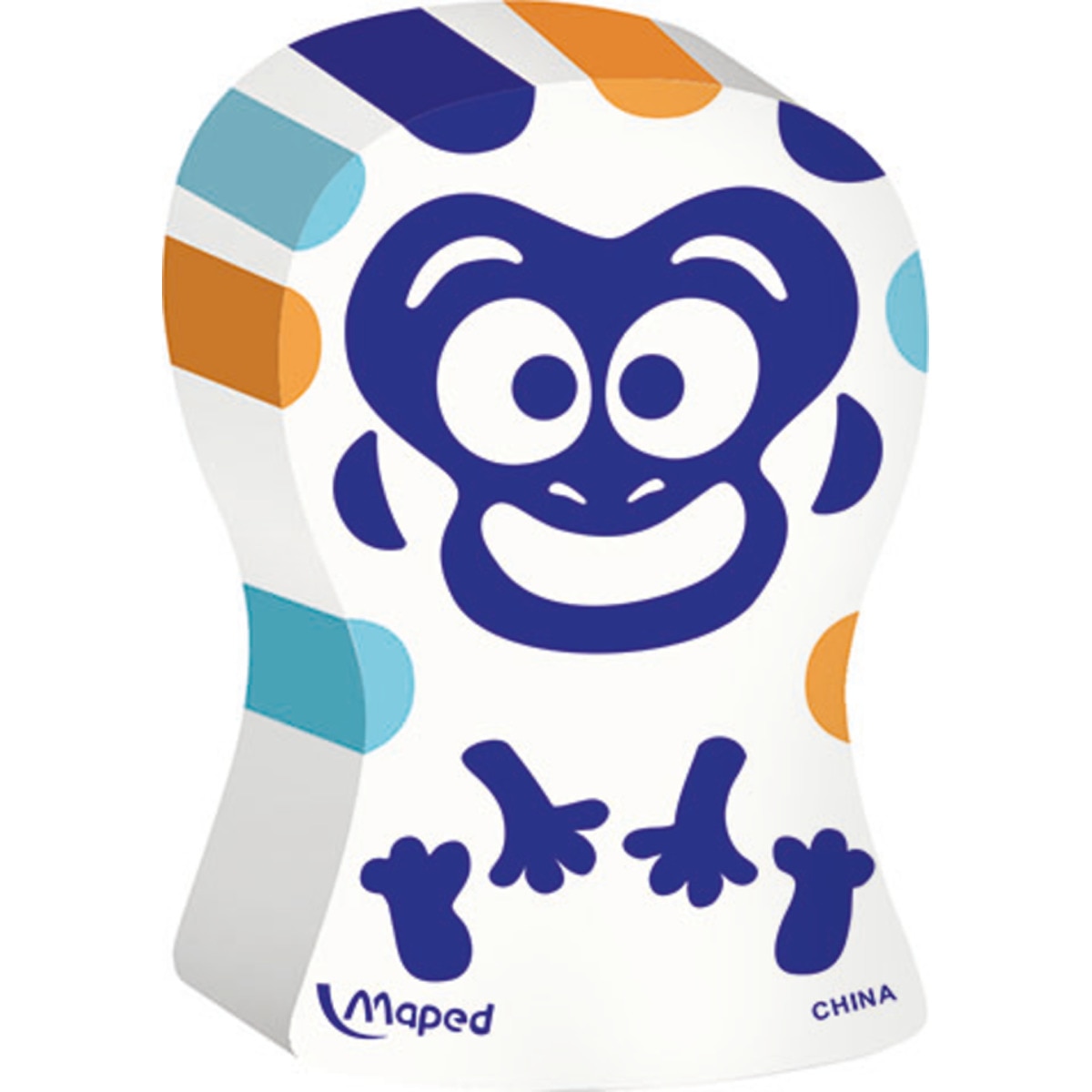 2 Gomas De Borrar Ergo Fun Con 4 Divertidos Diseños De Animales En Bolsa De Papel Maped Multicolor-5