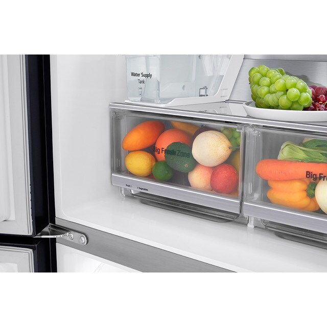 Frigorífico Side by Side LG GMX844MCBF con puerta Door in Door y