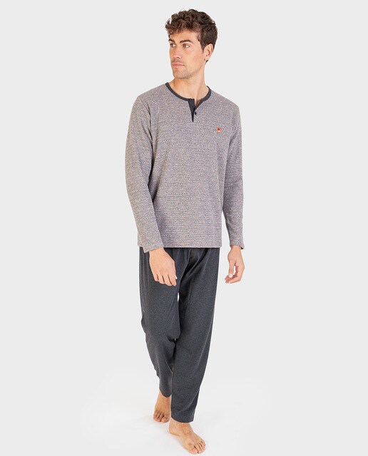 Pijama de hombre gris largo · Massana · El Corte Inglés