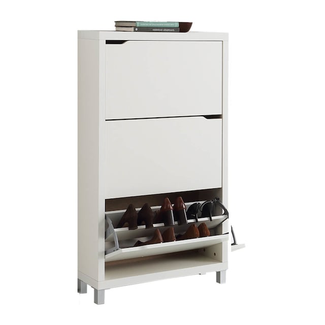 Imagen 0 de Mueble Zapatero 3 Trampones Kubox Acabado Blanco