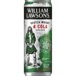 whisky & cola cocktail listo para tomar lata 25 cl - William Lawson's