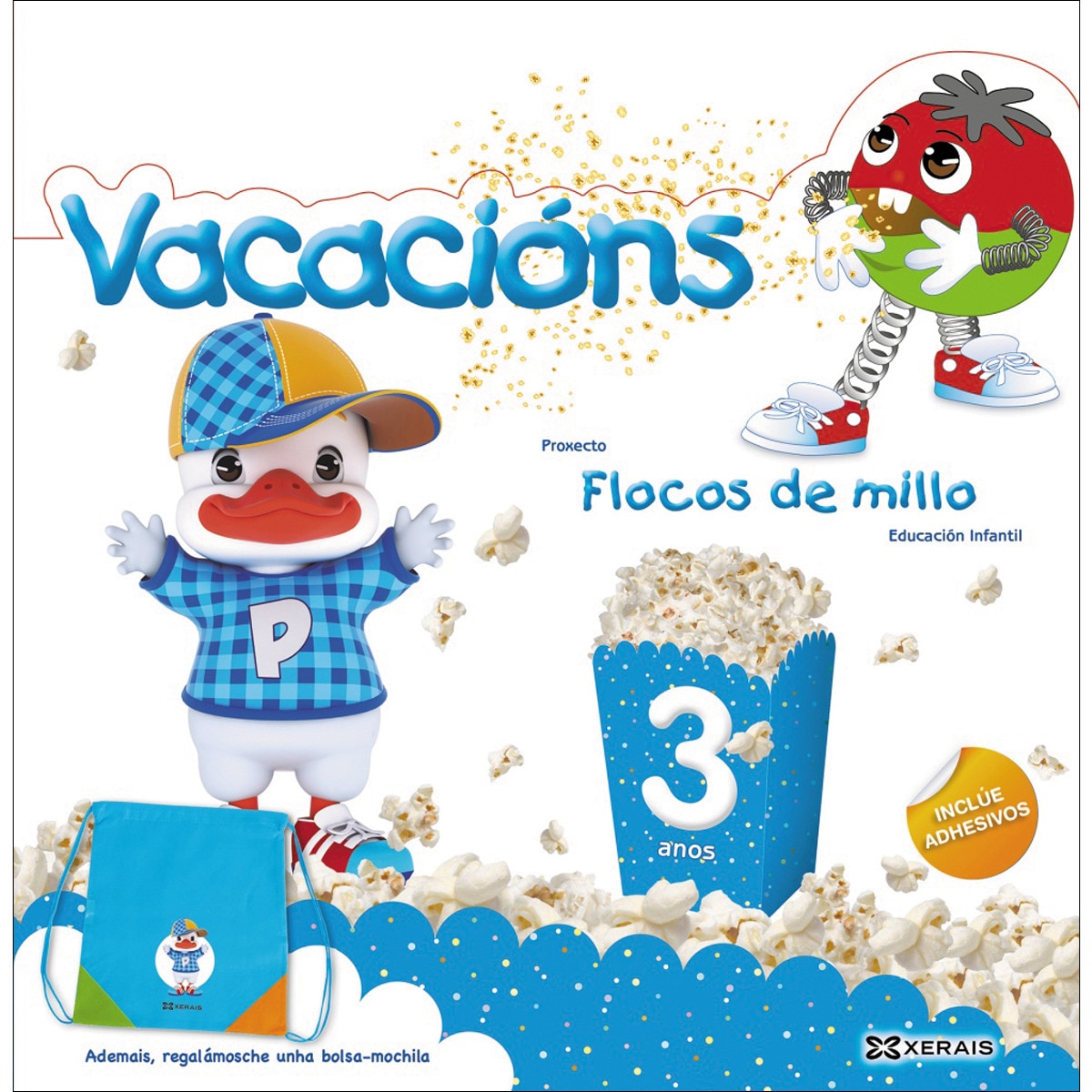 Imagen 0 de Flocos de millo. Vacacións 3 anos (Tapa blanda)