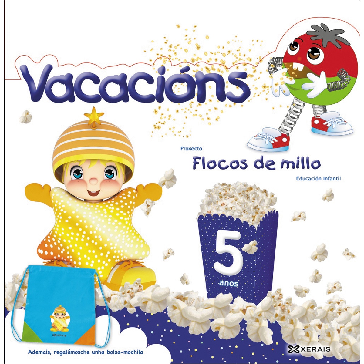 Imagen 0 de Flocos de millo. Vacacións 5 anos (Tapa blanda)