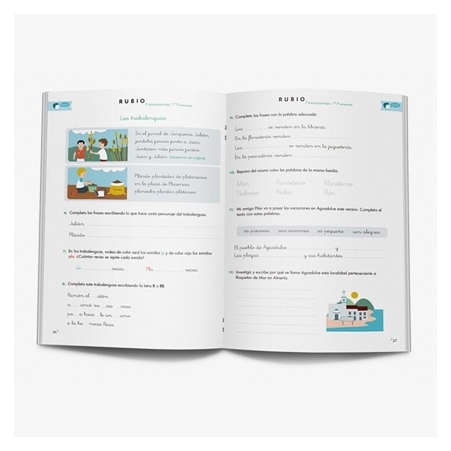 Vacaciones RUBIO (1.º de Primaria)  (Tapa blanda) 3