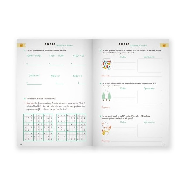 Vacances RUBIO 3r Primària (català)  (Tapa blanda) 2
