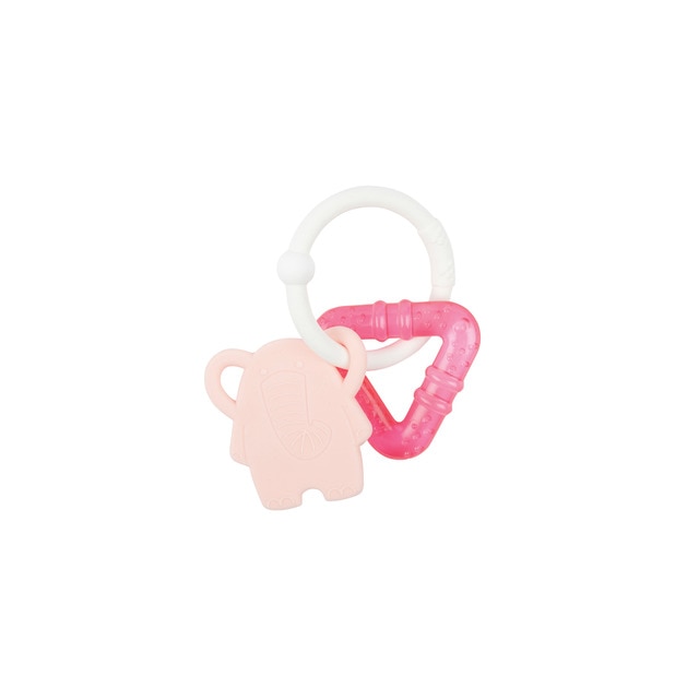 Imagen 0 de Anillo Mordedor refrescante Nattou Ratón de silicona azul