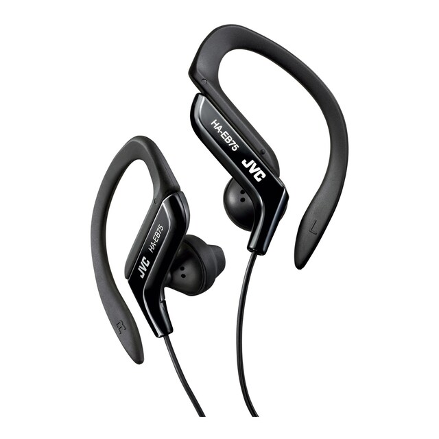 Imagen 0 de Auriculares de botón deportivos JVC HA-EB75-BN-U con enganche tipo clip ajustable