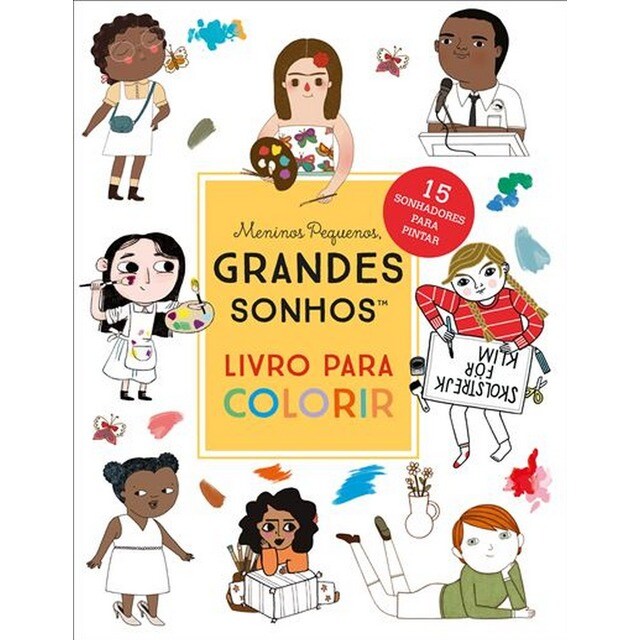 Maria Isabel Sánchez Vegara Livro para Colorir Meninos Pequenos, Grandes Sonhos