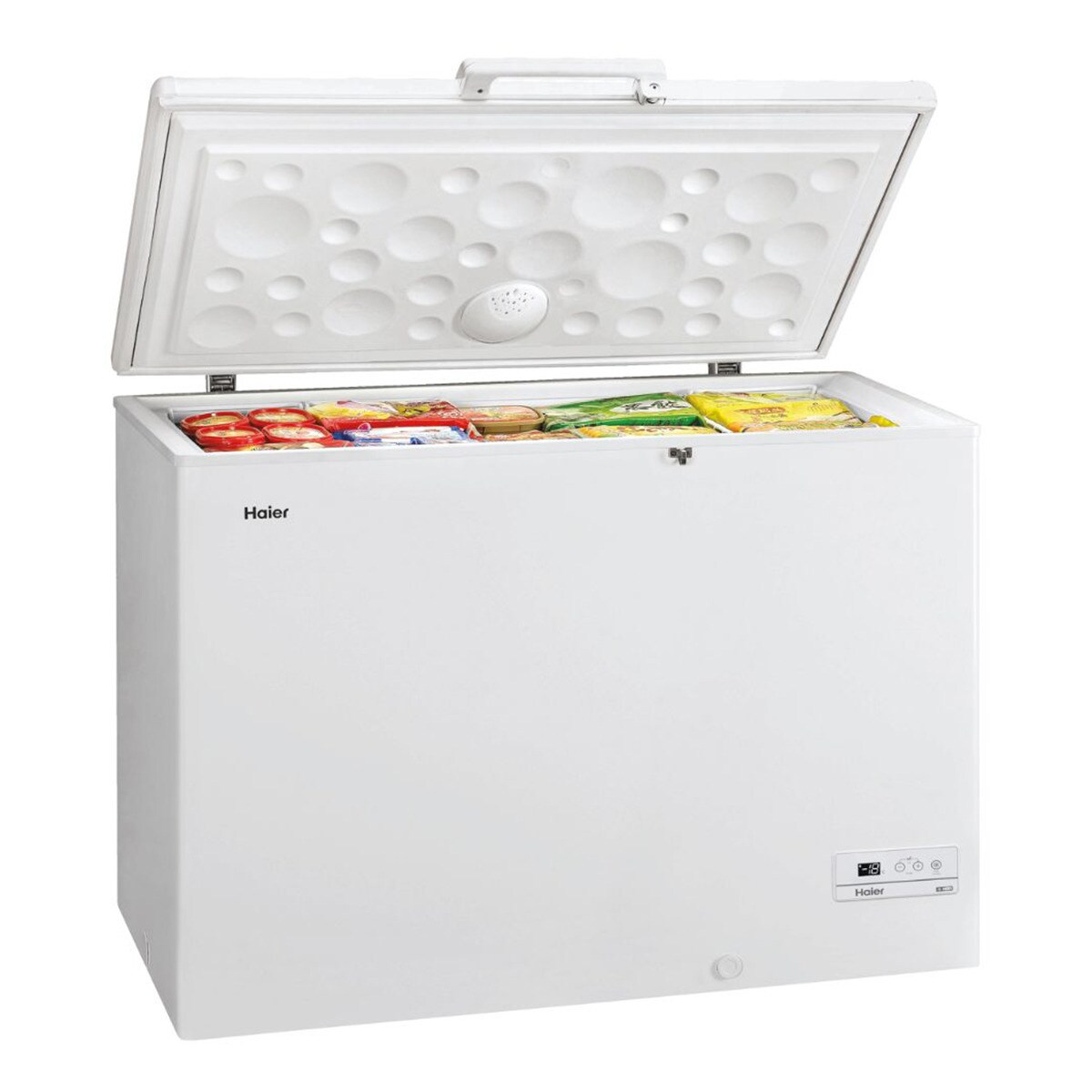 Congelador Horizontal Haier con cerradura - HCE319F Blanco-2
