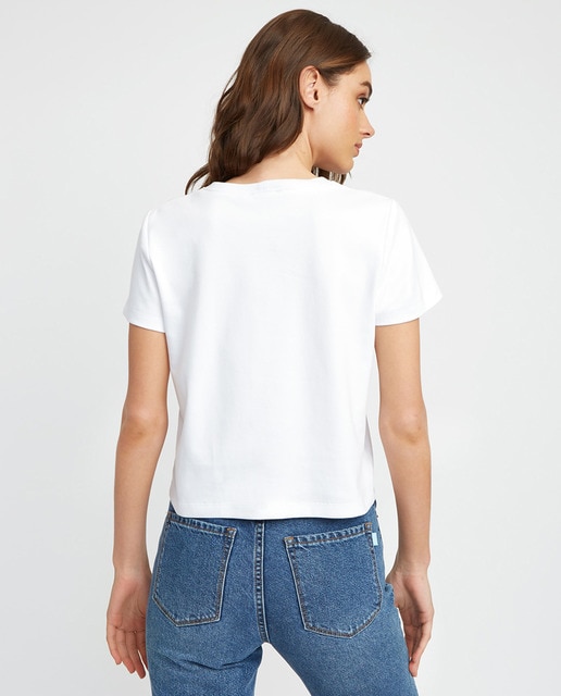 Camiseta de mujer básica con corazón · Kookai · El Corte Inglés