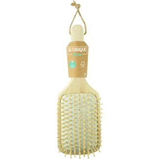 Escova de Cabelo Rectangular de Madeira Vegan embalagem 1 unidade - La Fabrique Green