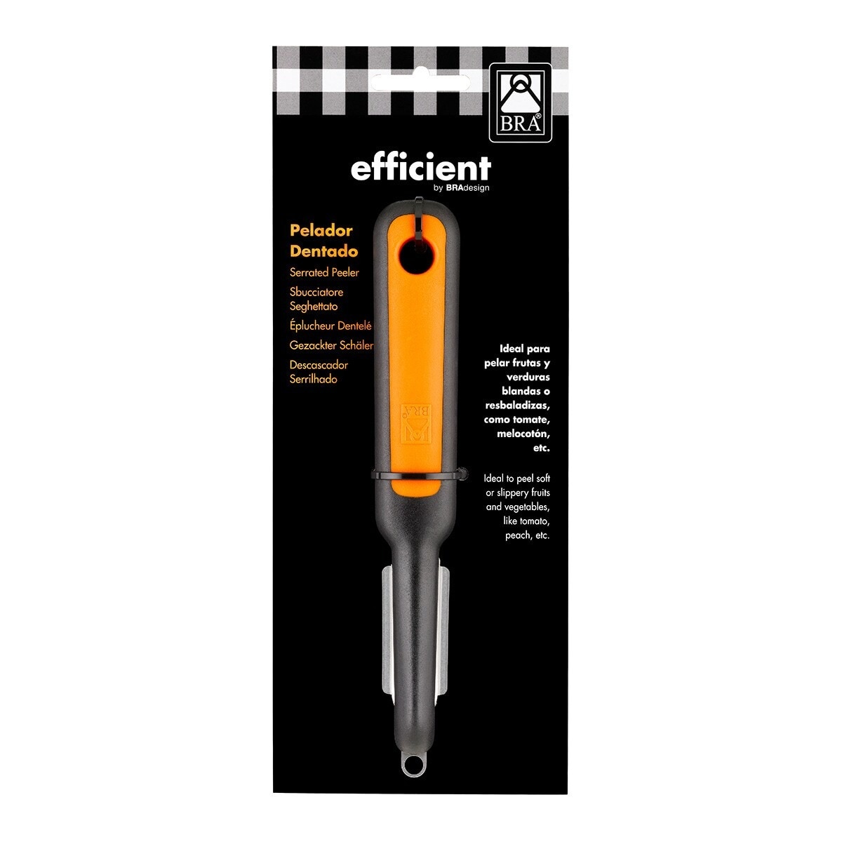 Descascador dentado Efficient Preto-3