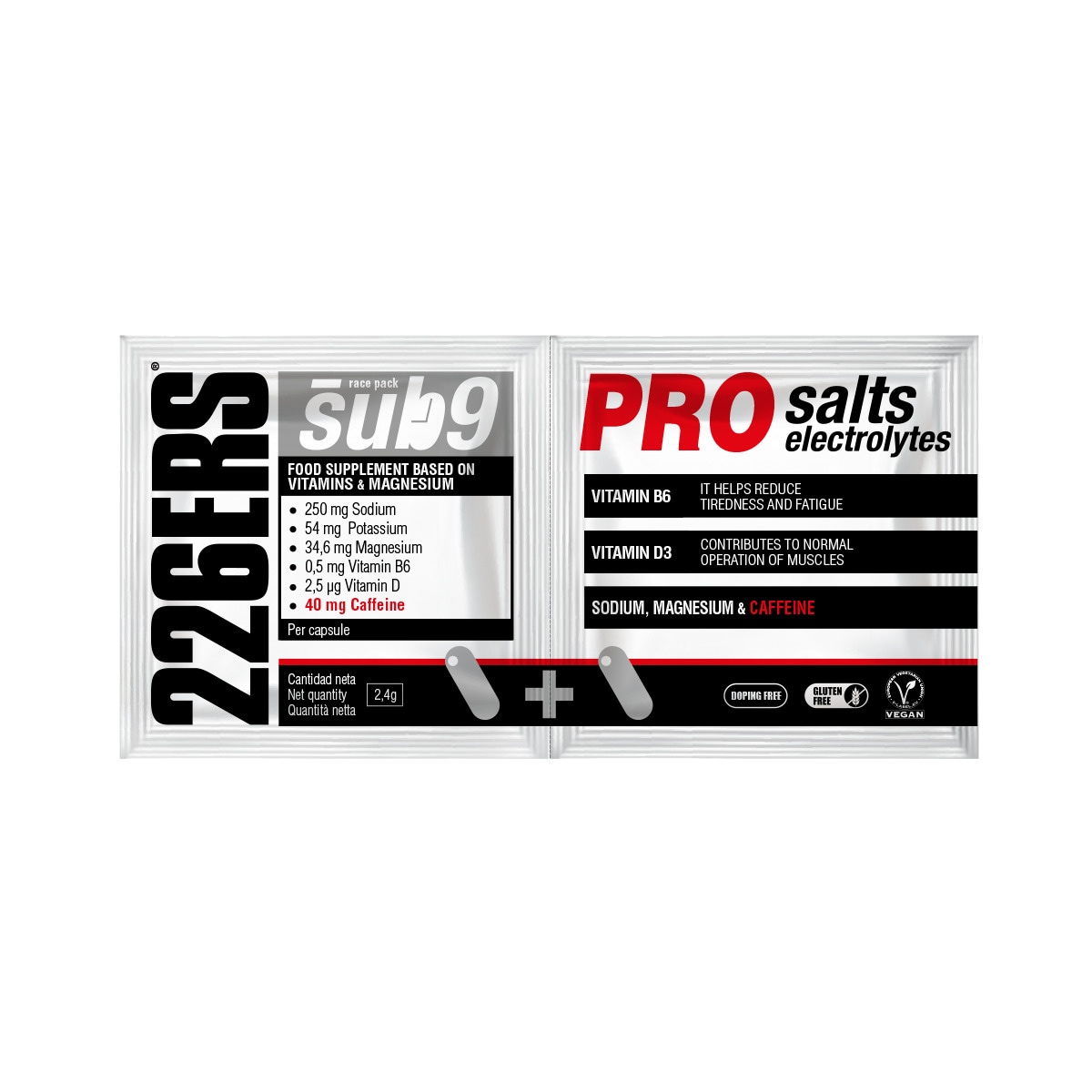 Imagem 0 de Monodose Sais Minerais com Cafeína Sub9 Salts