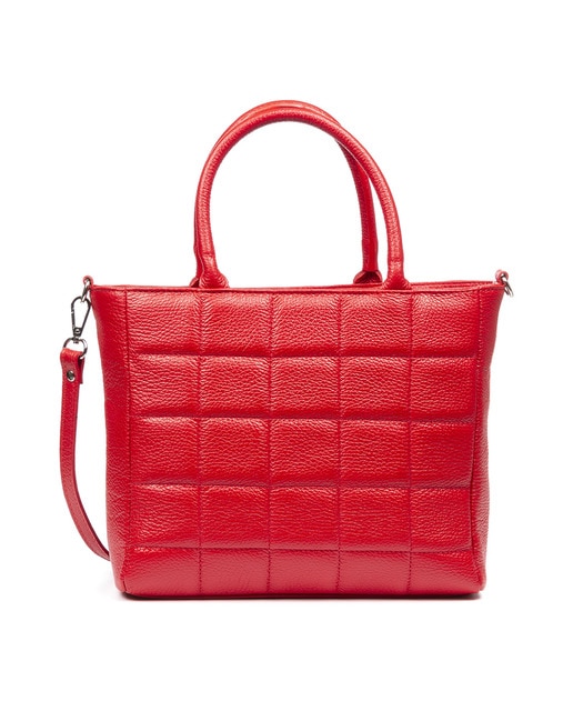 Imagen 0 de Bolso acolchado rojo