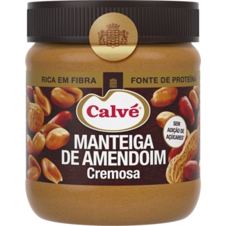 Manteiga de Amendoim Cremosa sem Adição de Açúcares frasco 350 g - Calvé