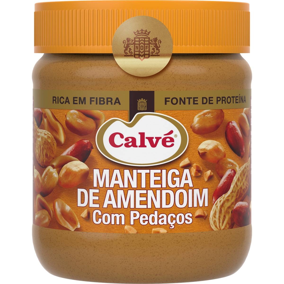 Manteiga de Amendoim com Pedaços frasco 350 g