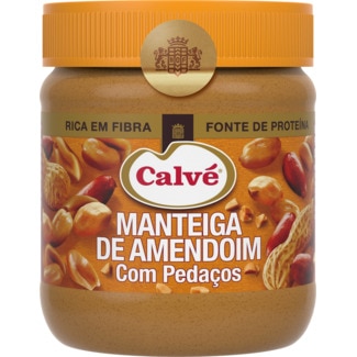 Manteiga de Amendoim com Pedaços frasco 350 g - Calvé
