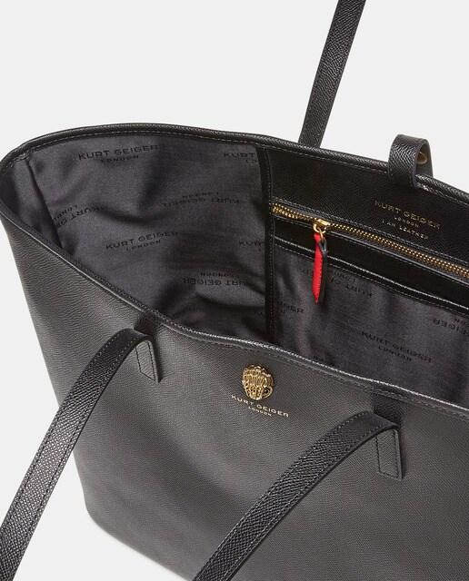 Bolso shopper Kurt Geiger Richmond de piel en negro · Kurt Geiger · El  Corte Inglés