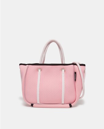 Bolso de mano mini Vanylu de neopreno perforado en rosa pastel · Vanylu ·  El Corte Inglés