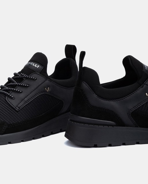 Zapatillas deportivas de hombre Martinelli en negro con cierre de cordones  elásticos · Martinelli · El Corte Inglés
