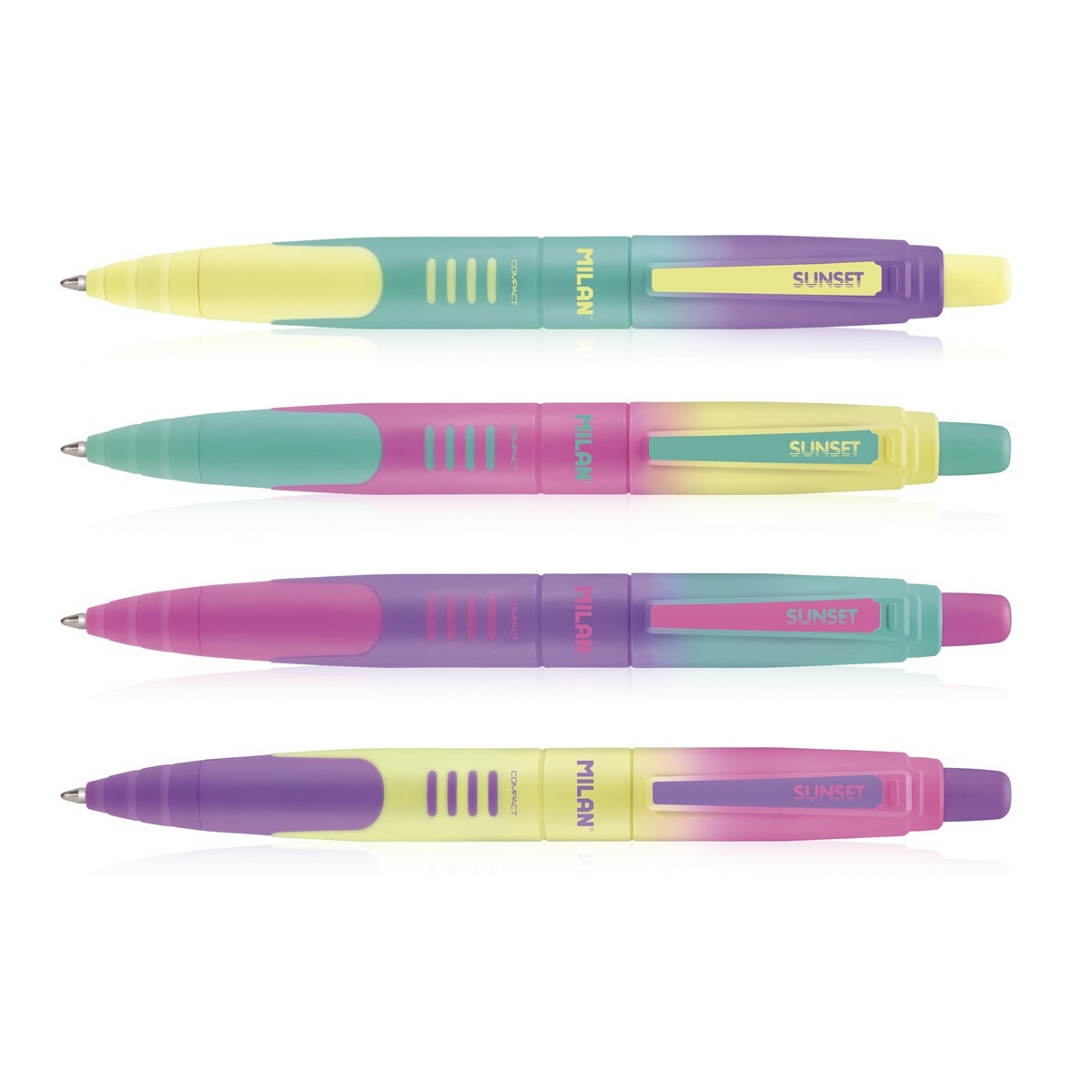 Blister de caneta esferográfica COMPACT Sunset. sortido 2