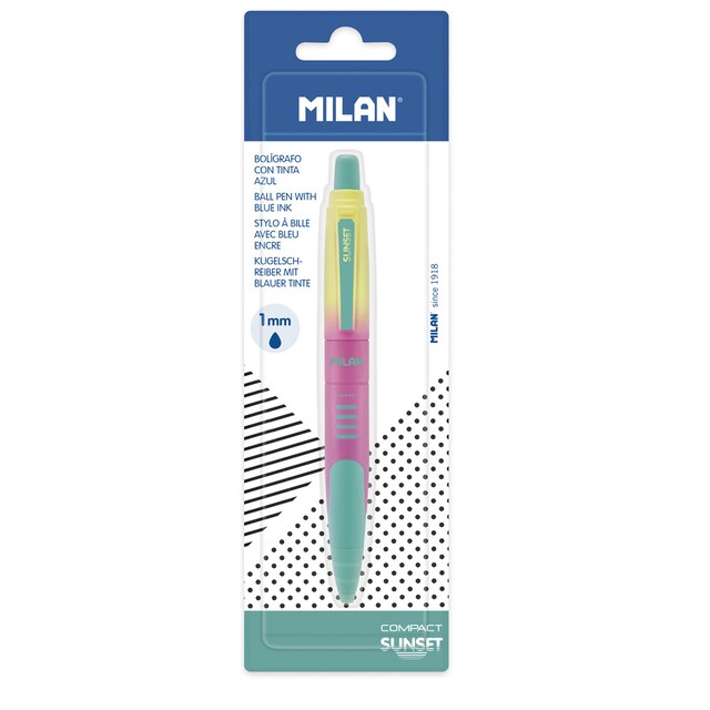 Imagen 0 de Blíster Bolígrafo COMPACT Sunset. MILAN Surtido