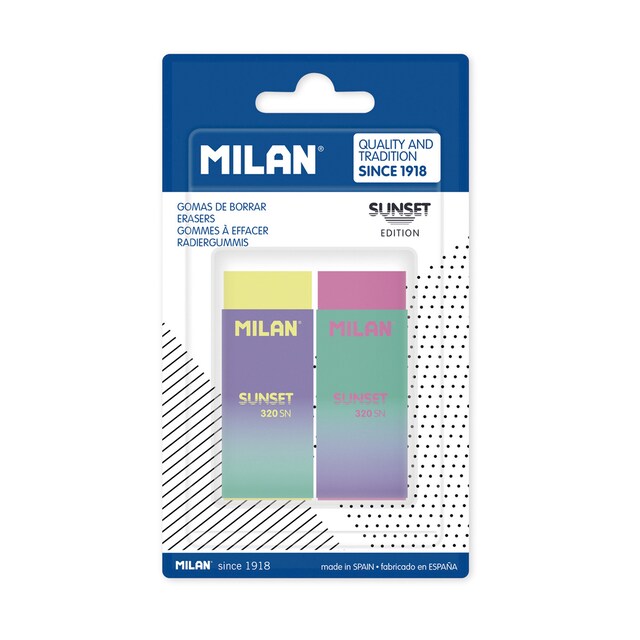 Imagen 0 de Blíster 2 Gomas Nata® 320, Edición Sunset MILAN Surtido