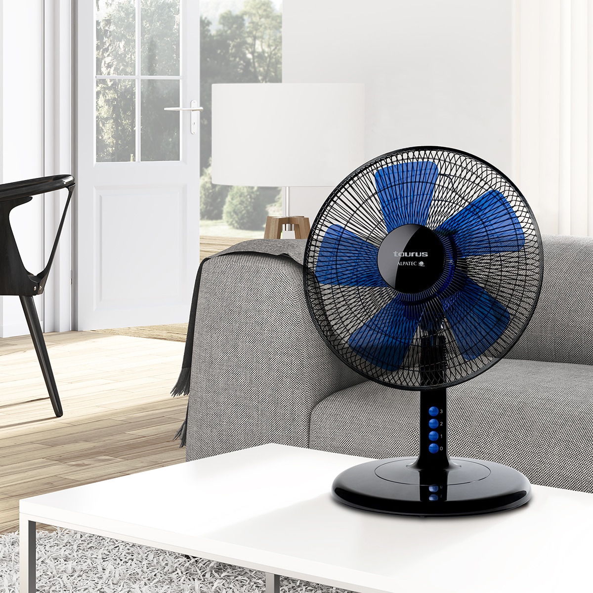 Ventilador de mesa Taurus Boreal 12 Elegance Negro-2