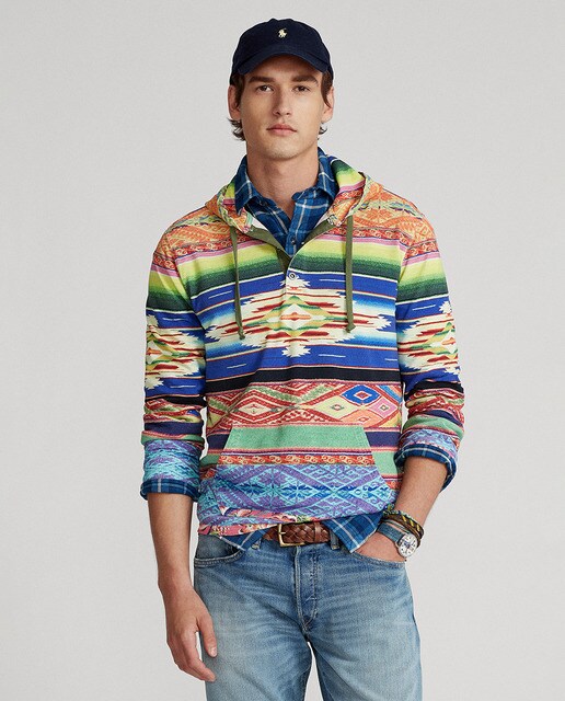 Sudadera de hombre con capucha y bolsillo canguro multicolor · Polo Ralph  Lauren · El Corte Inglés