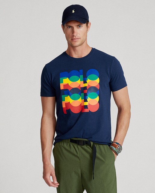 Camiseta de hombre azul de manga corta · Polo Ralph Lauren · El Corte Inglés
