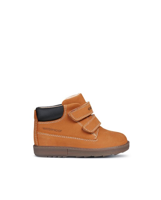Botas de bebé niño marrones con doble adherente · Geox · El Corte Inglés