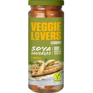 Salsichas de Soja 5 Unidades frasco 250 g - Veggie Lovers