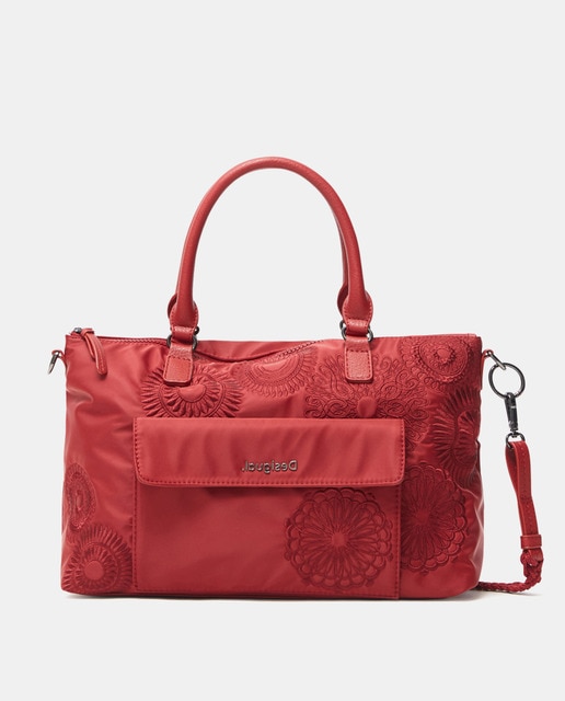 Bolso de mano grande Desigual Mandarala Padua de nylon en rojo · Desigual · El  Corte Inglés