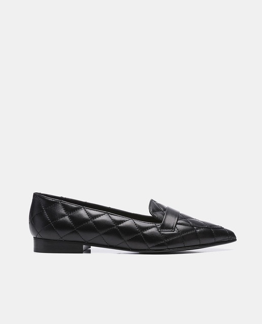 Sapatos rasos em pele pretos · Flattered · El Corte Inglés