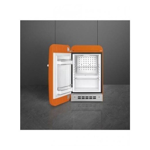 Frigorífico de 1 Porta Smeg Anni 50 FAB5LOR5 Estático com Dobradiças à Esquerda e de 72,5 cm - Laranja Polido Laranja-2