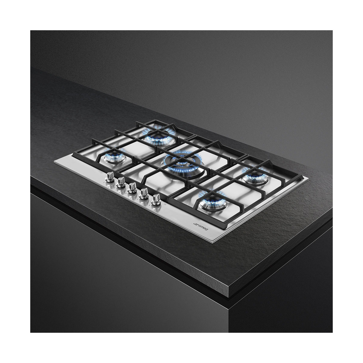 Placa gas Smeg 5 quemadores - PX175 Inox-4